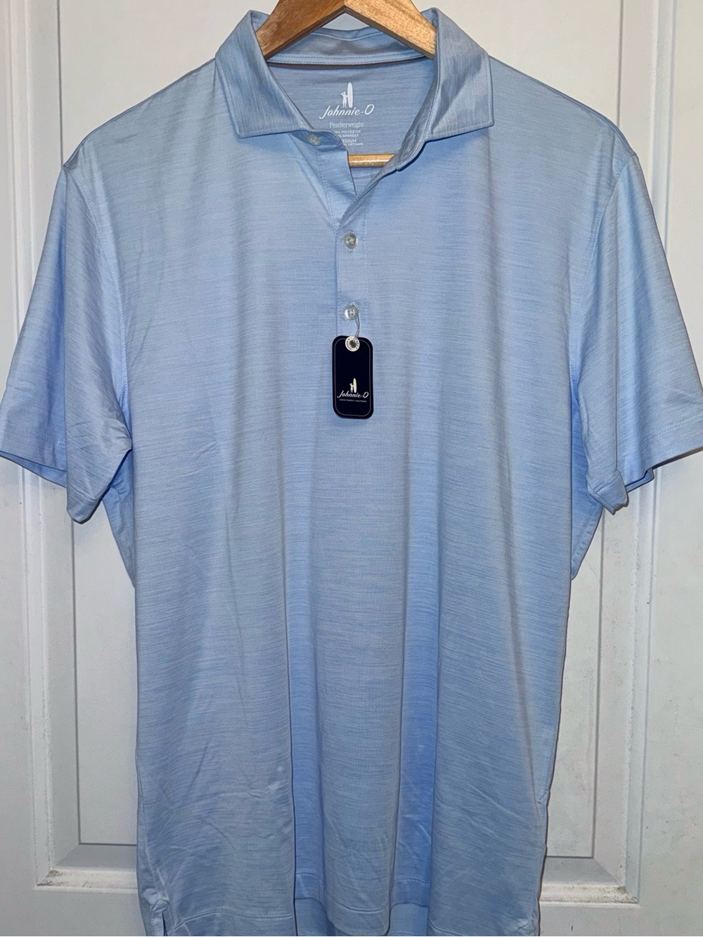 johnnie-O Huronn Featherweight Performance Polo in "Kona Blue" - NWT